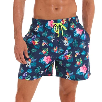 Мъжки плажни Шорти свободни бързо съхнещи Бермуди За Сърф, Бански костюми, Шорти За плуване, Летни Шорти С Модерен Принтом, Топене на M-XXXL