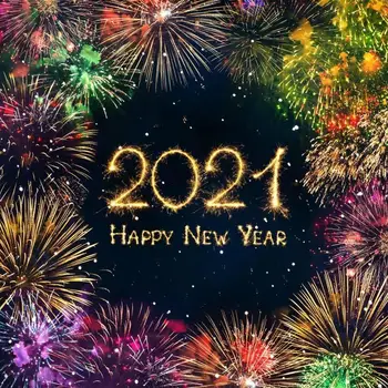 На фона на фойерверките за Нова година 2021, Украса на коледната партита, Фотосесии, на фона на фотосесия за фотобудки
