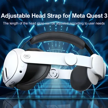 Нов главоболие каишка за Meta Quest3 Halo Регулируема Каишка Удобен head-лента за аксесоари Meta Quest 3