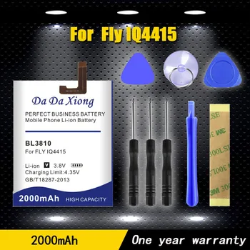 Нов модел 2000 mah [BL3810 ] Батерия за мобилен телефон Fly IQ4415, Quad IQ 4415 Bateria