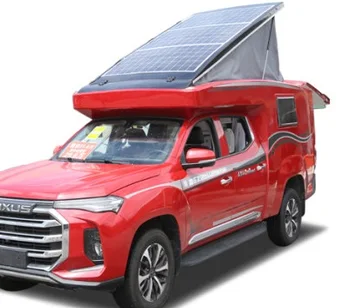 Нова тенденция за превръщане на покрива на микробуса за къмпинг с прибиращ багажником на покрива
