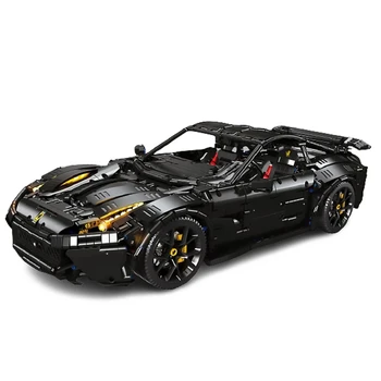 Нови Високотехнологични 91102 3097шт Творчески Moc F12 Супер Спортни Черни Състезателни Автомобили Модел RSR Тухли Строителни Блокове на детски Играчки, Подаръци За Деца
