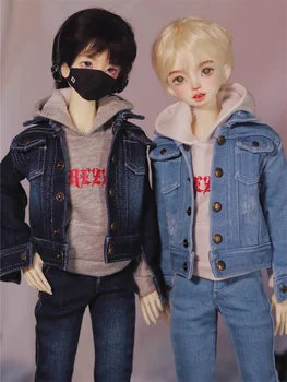 Облекло за кукли BJD за кукли 1/4 Дънкови облекла, палта, панталони, hoody, аксесоари за дрехи за кукли (с изключение на кукли)