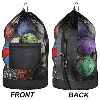 Окото чанта за футболни топки, носеща с завязками за футболна топка, баскетбол, волейбол, бейзбол, на кораб за водни спортове