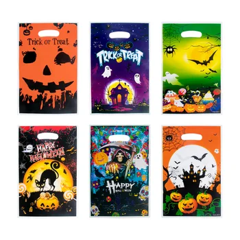 Опаковки за бисквити с шоколадови бонбони за Хелоуин, Тиква Призрак, Чанта за опаковане на бонбони 