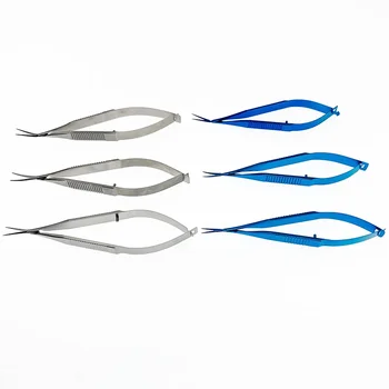 Офталмологични микро ножици 8,5 см Venus ножици Очни хирургични инструменти от неръждаема стомана/титанова сплав