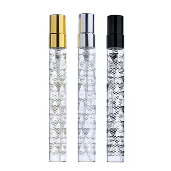 Печатни фигура Малки Стъклени Флакони-опаковки от 10 мл Мини-флакони-опаковки за парфюми Спрей за пътуване Флакон за съхранение на течни спиртни напитки