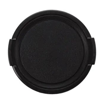 Пластмасова странична капаче на предния капак на обектива, защитно покритие, черен 49 мм