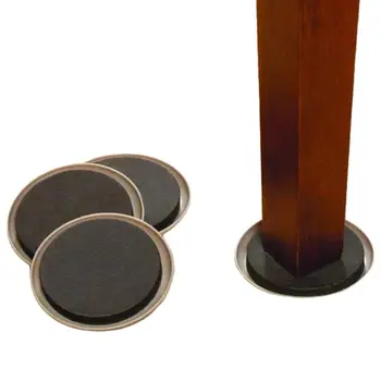 Плъзгащи Накладки за Мебели Тежкотоварни Мебелни Плъзгачи 20pcs за Многократна употреба Кръгли Накладки за Крака на Стола на Паркет Подове за Ковролина
