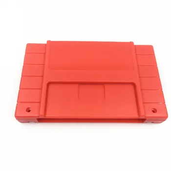 Подмяна на играта касета червено Пластмасов корпус за игра на карти NTSC SNES 16-битов корпус на игралната карта