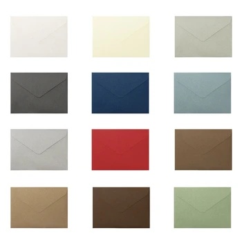Покани, бележки, писма, бизнес изпращане на Цветни пликове в различни цветове 40JB