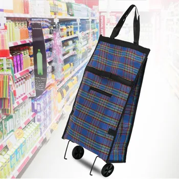 Портативни сгъваеми чанти за многократна употреба за пазаруване, малка количка за пазаруване, чанта за количка, Чанта за зеленчуци, чанта за носене, чанта-тоут