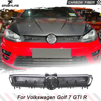 Предната решетка, от сух водя за Volkswagen VW Golf 7 MK7 Standard GTI R 2014-2017, подмяна на предната решетка, предната решетка, за бъбреците