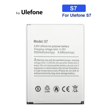 Преносимото батерия S 7 с капацитет 2500 mah за Ulefone S7 с песен-код