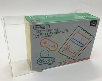 Прозрачна защитна кутия за Super Nintendo Famicom/SFC Mini/SNES Mini Collect Boxes За съхранение на игра черупки TEP Прозрачна витрина