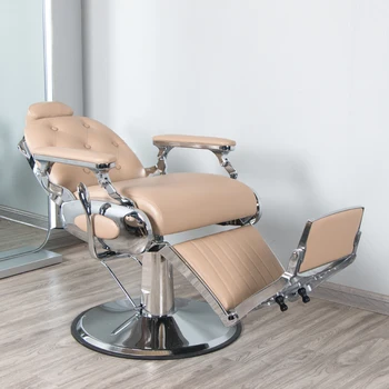 Професионален стол с възможност за сгъване на облегалката на Grooming Стол за грим Спа Коса Стол за Татуировка Шампоан Silla De Barbero Спа Мебели LJ50BC