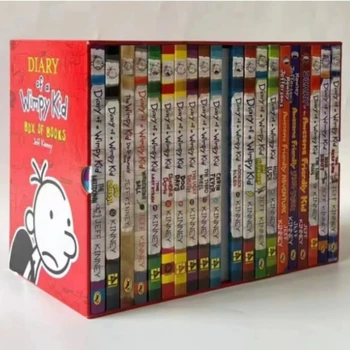Пълен набор от Дневник of A Wimpy Kid: Книга 1-20 - Английска версия, Детски графични романи, Комикс