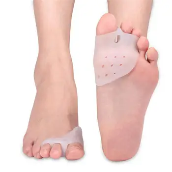 Разделител за пръстите на краката, Аналгетичен Коректор на палеца на крака, 2 бр. чук с подложки за грижа за предната част на стъпалото