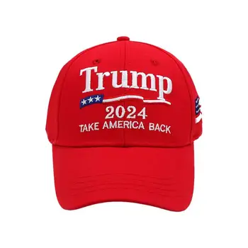 Рекламна шапка Тръмп Caps, бейзболни шапки с бродерия на Тръмп, бейзболни шапки с флага на сащ, дишаща шапка в ретро стил за жени