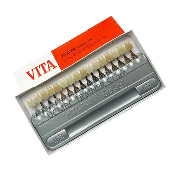 Ръководство за формата на зъбите 29 Цвята Ръководство за зъби 3D Master VITA Компаратор цветни плочи за зъби Дентална клиника Избелване хирургически инструменти