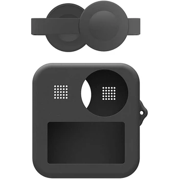 Силиконов калъф за Gopro MAX, се покрива с двойна леща, защитен калъф за екшън камерата Gopro MAX, аксесоари