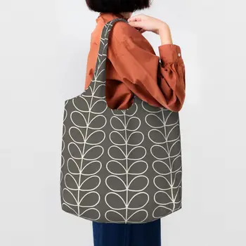 Скандинавска многоствольная холщовая чанта за покупки на Orla Kiely, женствена чанта за пазаруване, чанта за снимки