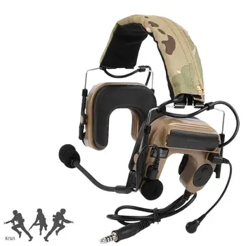 Слушалки WADSN C4 Tactical Softair Comtac IV с шумопотискане, слушалки за лов на открито