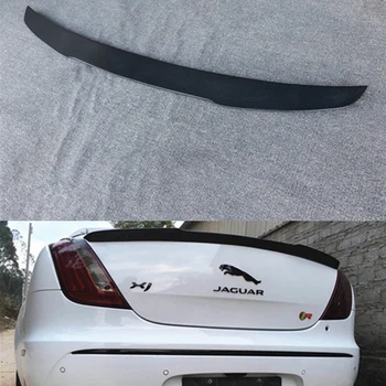 Спойлер на задния багажник на колата е от въглеродни влакна, задното крило на покрива за Jaguar Xj 2011-2017, Автомобилен стайлинг