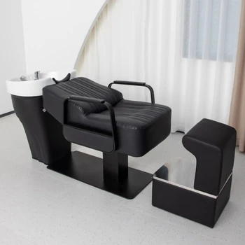 Стол за измиване на главата Spa Simple, мивка за главата Коса стол за грижа за зала, Столове за хранене Cadeira Furniture HD50XF