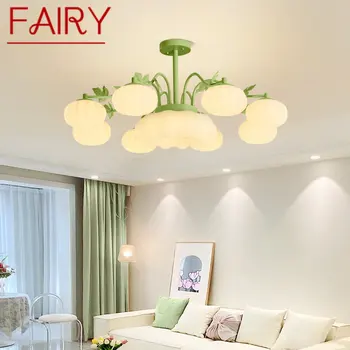 Страхотни Модерни led таван полилеи, Креативен дизайн, Зелена Подвесная лампа за дома, спалня, всекидневна