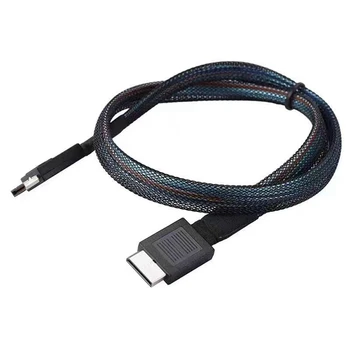 Сървър Mini Sas, мултифункционален удобен кабел за свързване на твърд диск Oculink СФФ-8611 Pcie4.0, кабел за свързване масивна карта