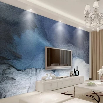 тапети beibehang на поръчка 3d модерен минималистичен свеж и динамичен силует разтегателен фон стена дневна спалня тапети 3d стенопис