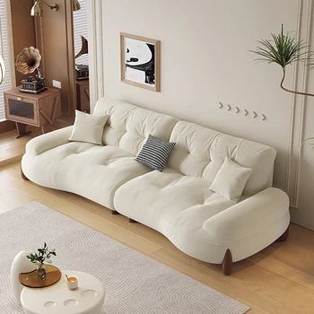 Текстилен диван, котешка драскотина, текстилен серия за всекидневна трима, облачен диван