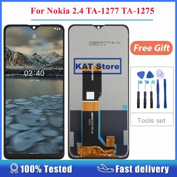 Тестван За Nokia 2.4 TA-1277 TA-1275 TA-1274 TA-1270 LCD Дисплей С Сензорен Екран Дигитайзер Пълна Изграждане на Инструменти За Ремонт