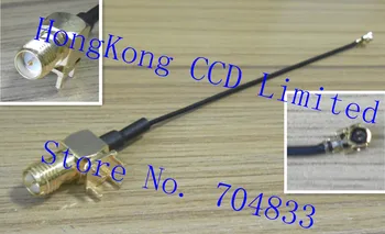удлинительный кабел с дължина 10 см, RP-SMA, правоъгълен кабелен болт с външна резба