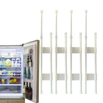 Удължител на хладилника с двоен стълб на регулиран размер за хладилник, шкаф и рафтове за обувки