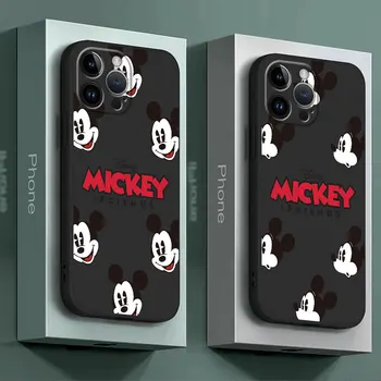 Устойчив на удари Мек Калъф от TPU за Apple iPhone Plus 8 11 Pro XR 15 Pro Max SE XS X 12 Mini 7 6s 14 13 Калъф Disney Minnie Мики