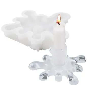 Форма за свещ на колумб, силиконова форма за извършване на свещници, силиконови форми за леене, Инструменти за производство на свещници за еднократна употреба За