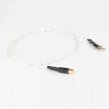 Цельнокроеный свързване на USB кабел от висок клас с позлатените съединение A-B, USB-аудио кабел