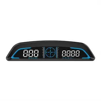 Цифров HUD-HUD Дисплея на Автомобилния Дисплей с Висока разделителна способност Универсален GPS-измерване на Скоростта на Автомобилния Hud-Централен Дисплей С Компас, Скорост на движение