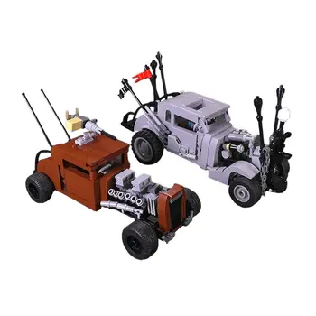 Червена модел на концепт-кара, 701 бр. от набор от играчки Film Building Toys Set MOC Build Gift