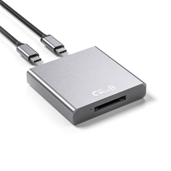 Четец на карти CFexpress, 10 Gbit /s, адаптер CFexpress тип B C USB към USB C / USB-памет