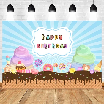 Фон за снимки на партито по случай рождения Ден на Mocsicka, украса за торта с пончиками, фотографско студио, за къпане на бебето